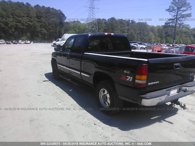 1GTEK19T5YE242624 - 2000 GMC NEW SIERRA K1500 BLACK photo 3