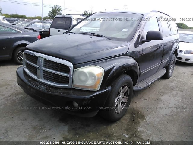 1D4HD58D94F107792 - 2004 DODGE DURANGO LIMITED BLACK photo 2