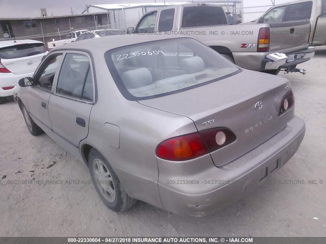 1NXBR12E42Z620368 - 2002 TOYOTA COROLLA CE/LE/S TAN photo 3