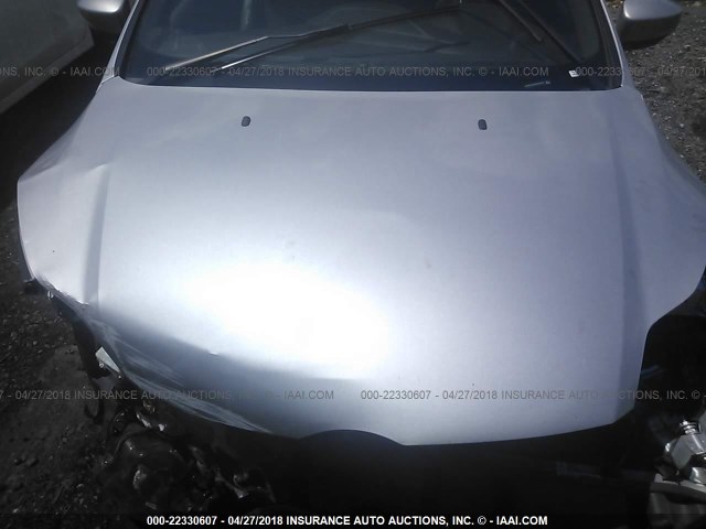 1FADP3L99DL248539 - 2013 FORD FOCUS ST SILVER photo 10