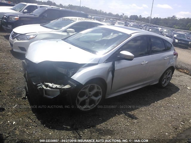 1FADP3L99DL248539 - 2013 FORD FOCUS ST SILVER photo 2