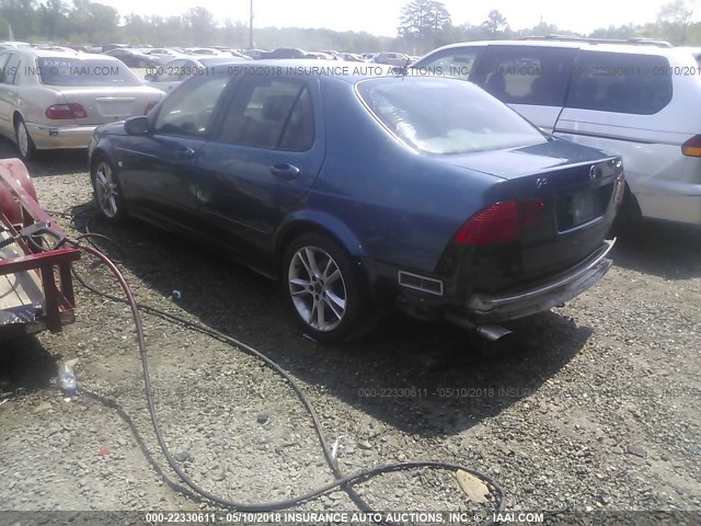 YS3ED49G173505046 - 2007 SAAB 9-5 2.3T BLUE photo 3