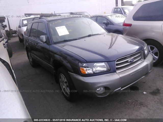 JF1SG67695H725631 - 2005 SUBARU FORESTER 2.5XS LL BEAN BLUE photo 1