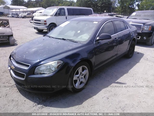 1G1ZA5EK0A4126924 - 2010 CHEVROLET MALIBU LS 蓝色 照片 2