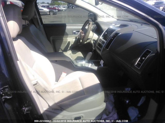 2FMDK49C08BB07071 - 2008 FORD EDGE LIMITED BLACK photo 5