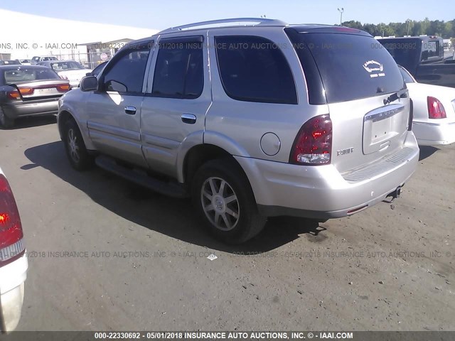 5GADT13SX62290418 - 2006 BUICK RAINIER CXL SILVER photo 3