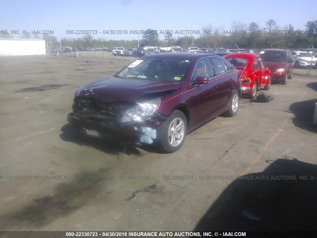 1G11C5SL0FF170440 - 2015 CHEVROLET MALIBU 1LT 栗色 照片 2