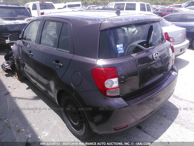 JTKKU4B48B1011578 - 2011 TOYOTA SCION XD PURPLE photo 3