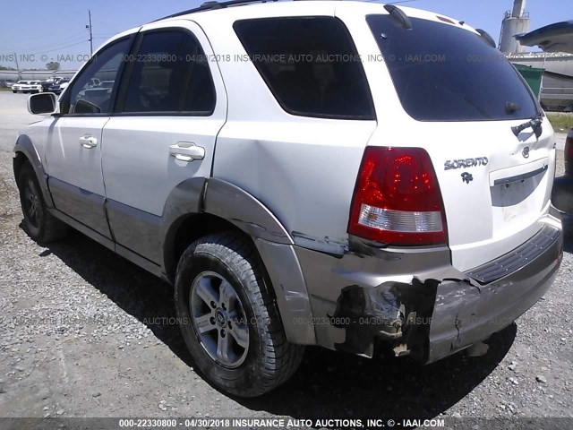 KNDJD733855495551 - 2005 KIA SORENTO EX/LX WHITE photo 6