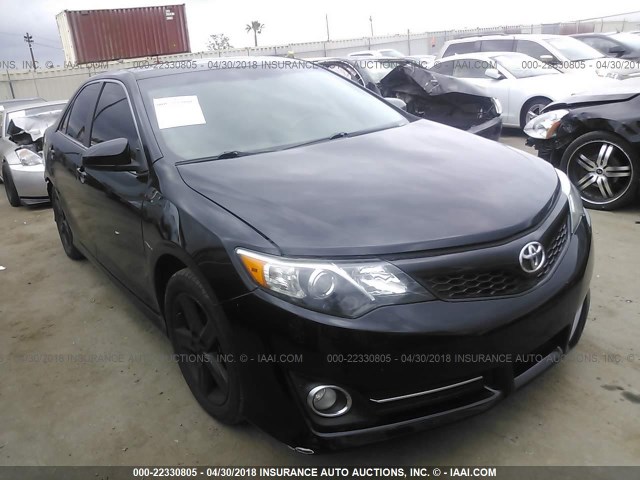 4T1BF1FK8CU073390 - 2012 TOYOTA CAMRY SE/LE/XLE BLACK photo 1