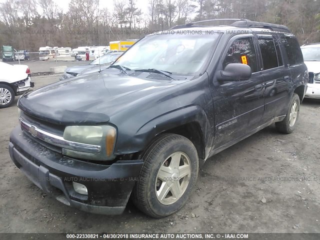 1GNET16S936214361 - 2003 CHEVROLET TRAILBLAZER EXT GRAY photo 2