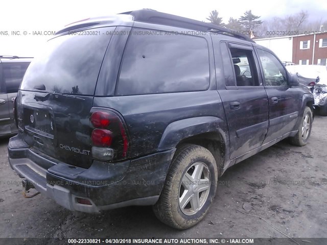 1GNET16S936214361 - 2003 CHEVROLET TRAILBLAZER EXT GRAY photo 4