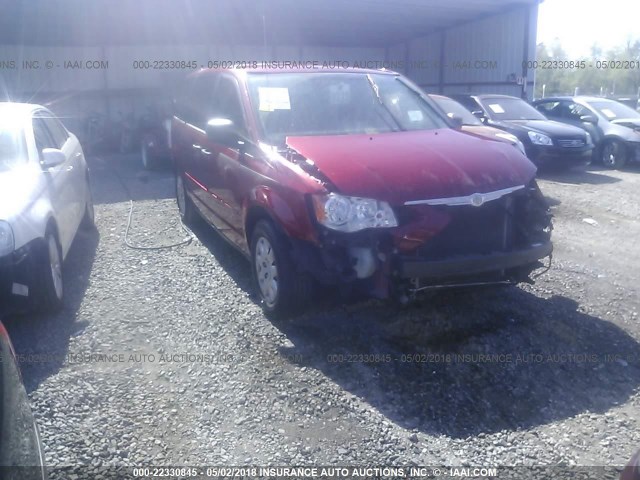 2A8HR44H98R734792 - 2008 CHRYSLER TOWN & COUNTRY LX RED photo 1