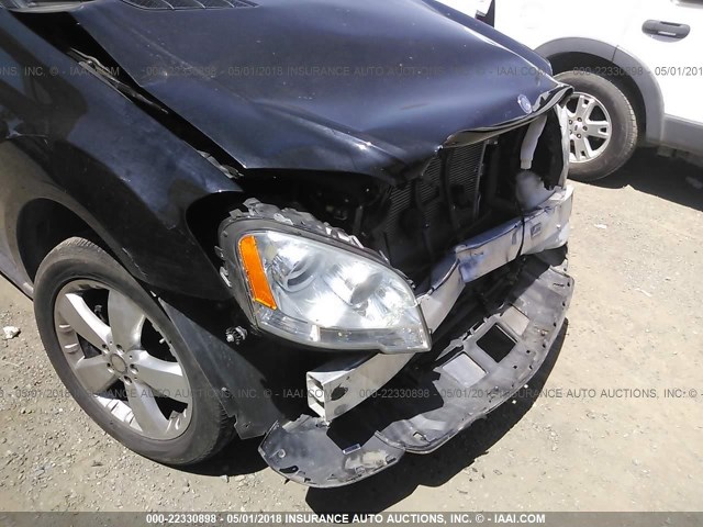 4JGBB8GB9BA725937 - 2011 MERCEDES-BENZ ML 350 4MATIC BLACK photo 6