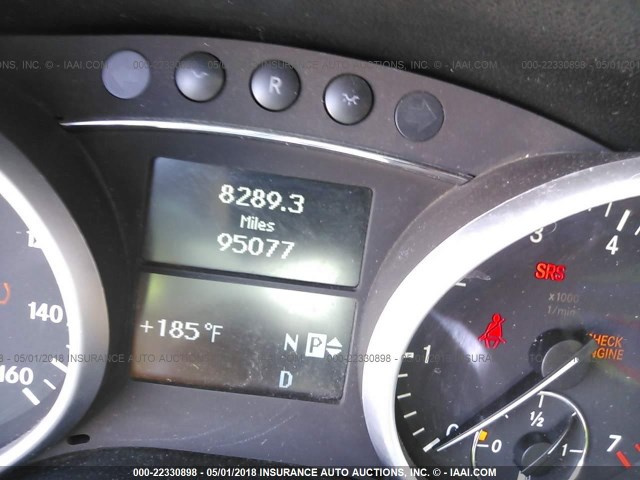 4JGBB8GB9BA725937 - 2011 MERCEDES-BENZ ML 350 4MATIC BLACK photo 7