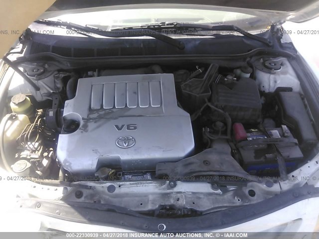 4T1BK46K88U567916 - 2008 TOYOTA CAMRY LE/XLE/SE თეთრი ფოტო 10