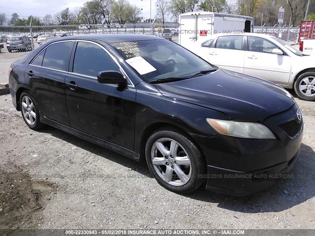 4T1BK46K07U543088 - 2007 TOYOTA CAMRY NEW GENERAT LE/XLE/SE BLACK photo 1