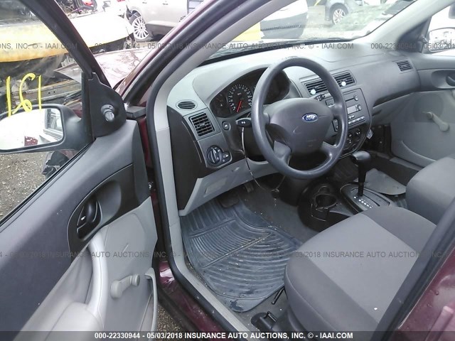 1FAFP34N77W305196 - 2007 FORD FOCUS ZX4/S/SE/SES 栗色 照片 5