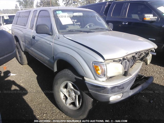 5TESN92N82Z898177 - 2002 TOYOTA TACOMA XTRACAB PRERUNNER ვერცხლისფერი ფოტო 1