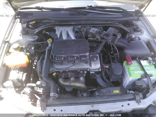 2T1CF22P4YC337726 - 2000 TOYOTA CAMRY SOLARA SE/SLE ვერცხლისფერი ფოტო 10
