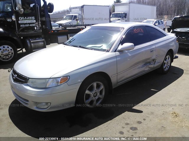 2T1CF22P4YC337726 - 2000 TOYOTA CAMRY SOLARA SE/SLE SILVER photo 2