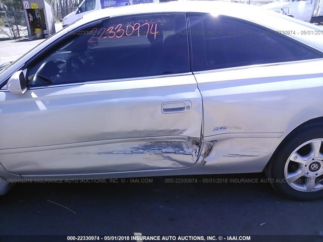 2T1CF22P4YC337726 - 2000 TOYOTA CAMRY SOLARA SE/SLE ვერცხლისფერი ფოტო 6