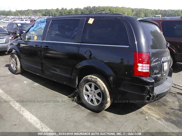 2A8HR54P88R803761 - 2008 CHRYSLER TOWN & COUNTRY TOURING BLACK photo 3
