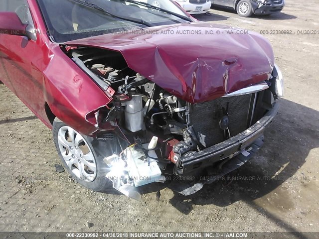 KMHDU4AD7AU135139 - 2010 HYUNDAI ELANTRA BLUE/GLS/SE RED photo 6