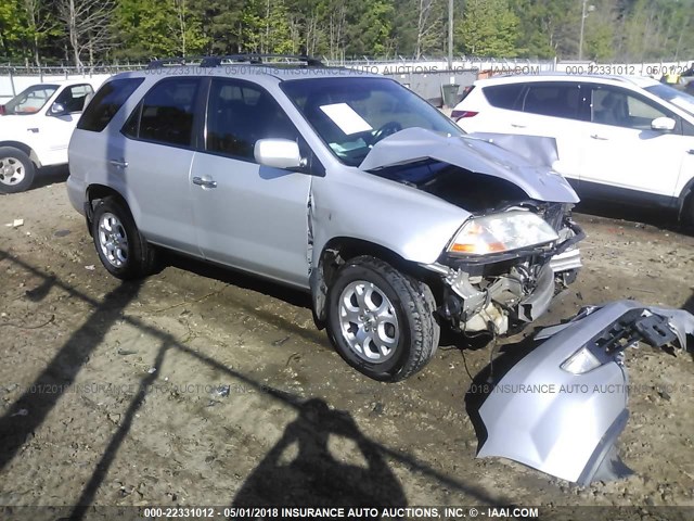 2HNYD18632H539694 - 2002 ACURA MDX TOURING SILVER photo 1