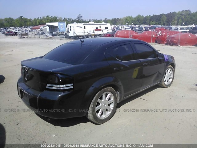 1B3LC46B09N505106 - 2009 DODGE AVENGER SE/SXT BLACK photo 4