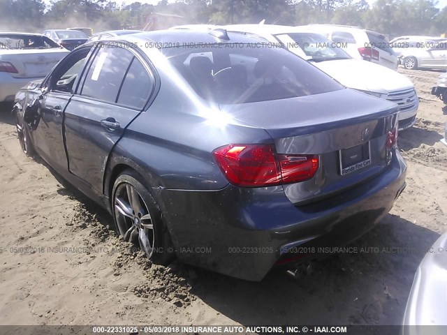 WBA3B5C51DF598420 - 2013 BMW 328 XI SULEV GRAY photo 3