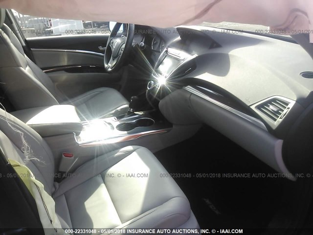 5FRYD4H47EB024521 - 2014 ACURA MDX TECHNOLOGY GRAY photo 5