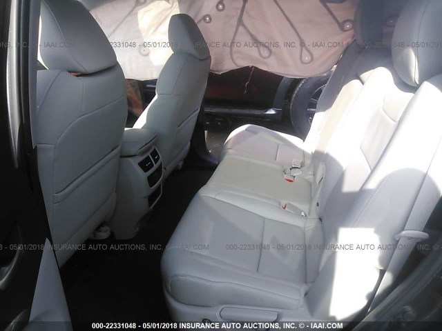 5FRYD4H47EB024521 - 2014 ACURA MDX TECHNOLOGY GRAY photo 8