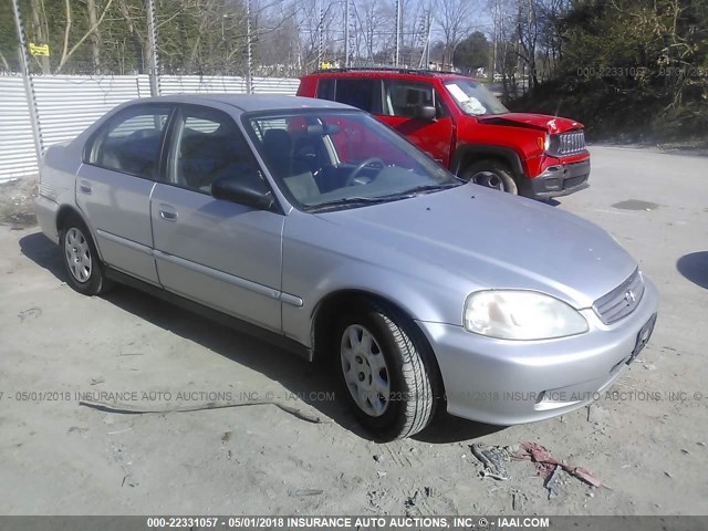 2HGEJ6614YH557931 - 2000 HONDA CIVIC SE SILVER photo 1