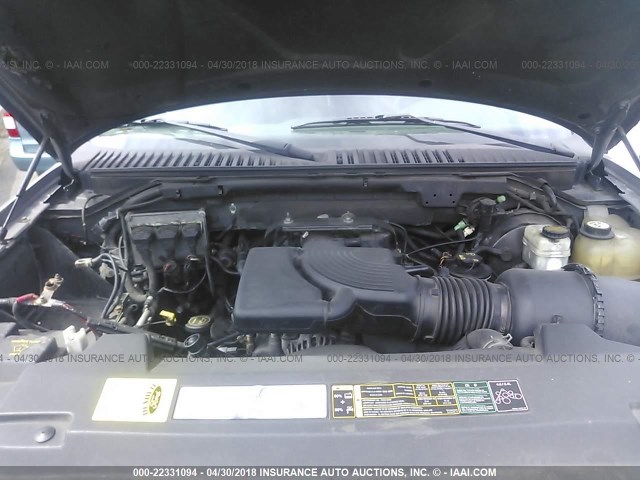 1FMRU15W13LB72423 - 2003 FORD EXPEDITION XLT ნაცრისფერი ფოტო 10