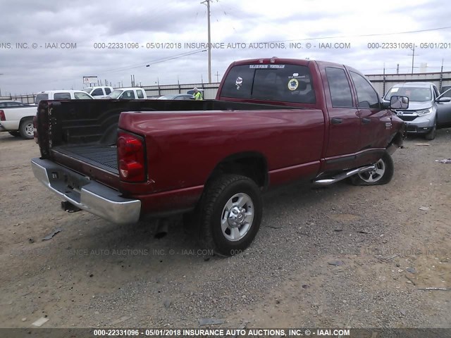 3D7KS28C67G762533 - 2007 DODGE RAM 2500 ST/SLT 勃艮第红 照片 4
