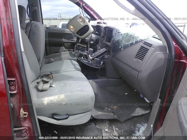 3D7KS28C67G762533 - 2007 DODGE RAM 2500 ST/SLT 勃艮第红 照片 5