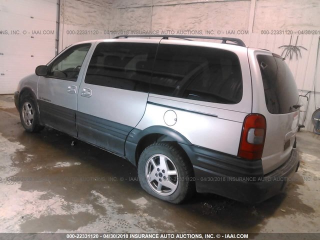 1GMDV03E63D322189 - 2003 PONTIAC MONTANA GRAY photo 3