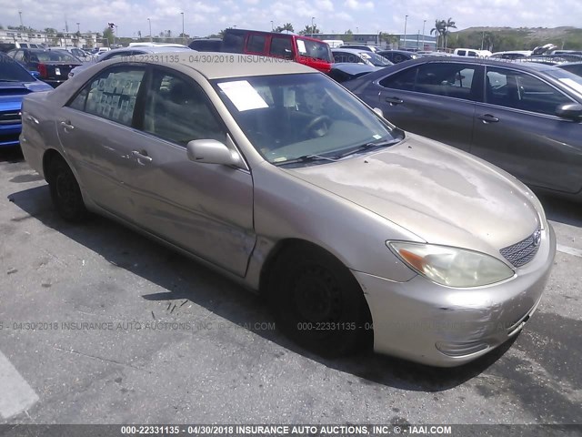4T1BE32K73U142901 - 2003 TOYOTA CAMRY LE/XLE/SE Бежевый фото 1