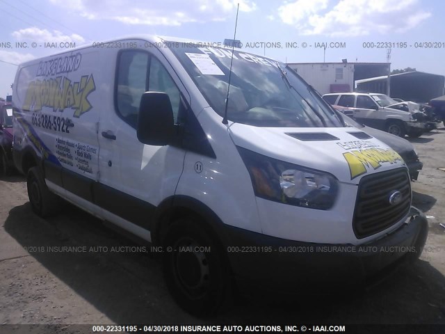 1FTYR1ZM8HKA05046 - 2017 FORD TRANSIT T-250 WHITE photo 1