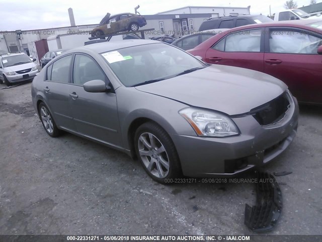 1N4BA41E27C808422 - 2007 NISSAN MAXIMA SE/SL GOLD photo 1