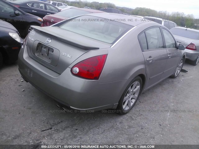 1N4BA41E27C808422 - 2007 NISSAN MAXIMA SE/SL GOLD photo 4