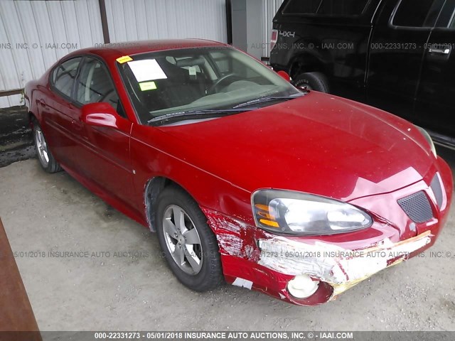2G2WP552871146789 - 2007 PONTIAC GRAND PRIX RED photo 1