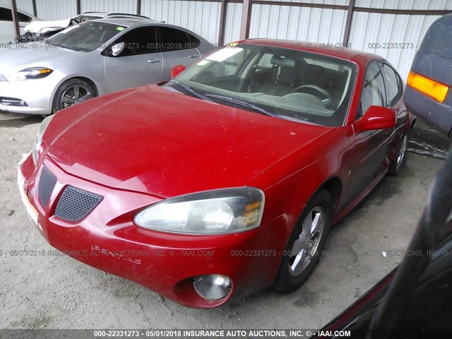 2G2WP552871146789 - 2007 PONTIAC GRAND PRIX RED photo 2