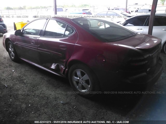 2G2WP552871146789 - 2007 PONTIAC GRAND PRIX RED photo 3