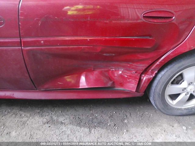 2G2WP552871146789 - 2007 PONTIAC GRAND PRIX RED photo 6