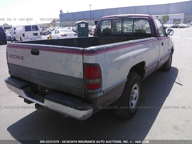 1B7HC16Y1TS562978 - 1996 DODGE RAM 1500 GRAY photo 4