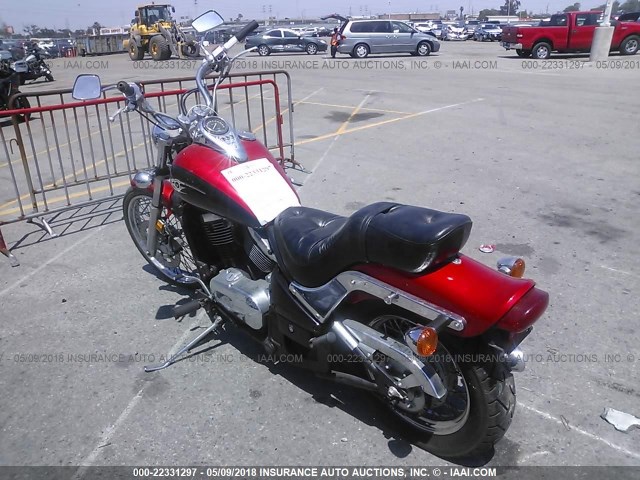 JKBVNCA1X1B506673 - 2001 KAWASAKI VN800 RED photo 3