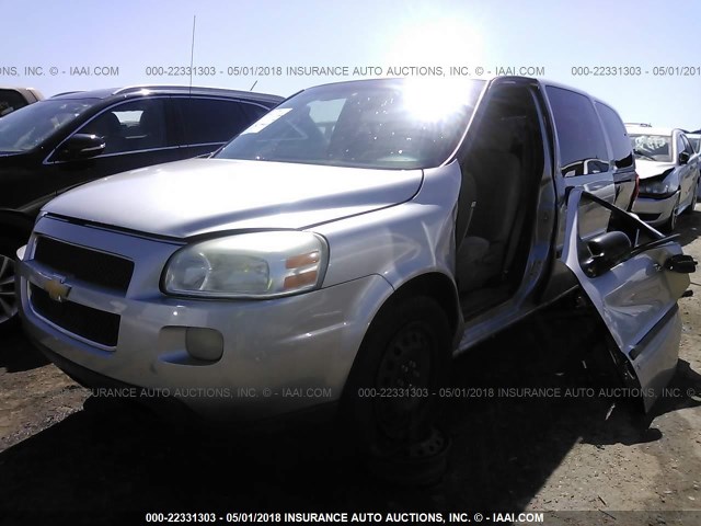 1GNDV23L76D125249 - 2006 CHEVROLET UPLANDER LS SILVER photo 2