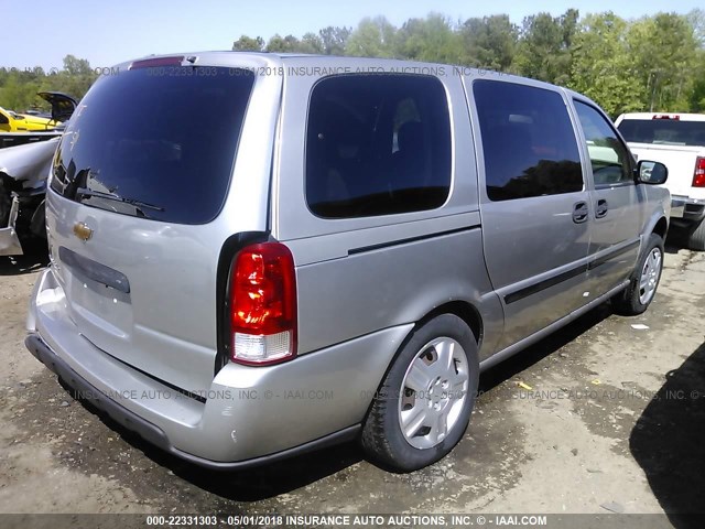 1GNDV23L76D125249 - 2006 CHEVROLET UPLANDER LS SILVER photo 4